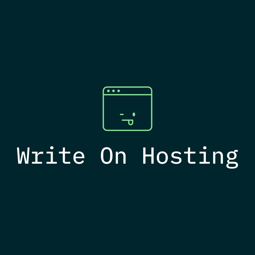 write on hosting
