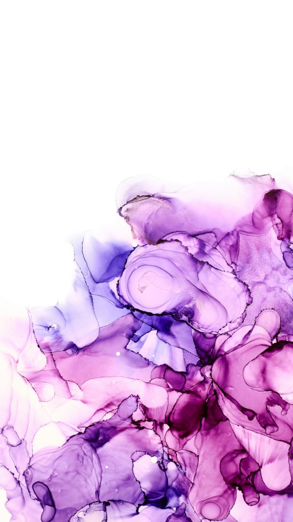 Purple watercolor.
